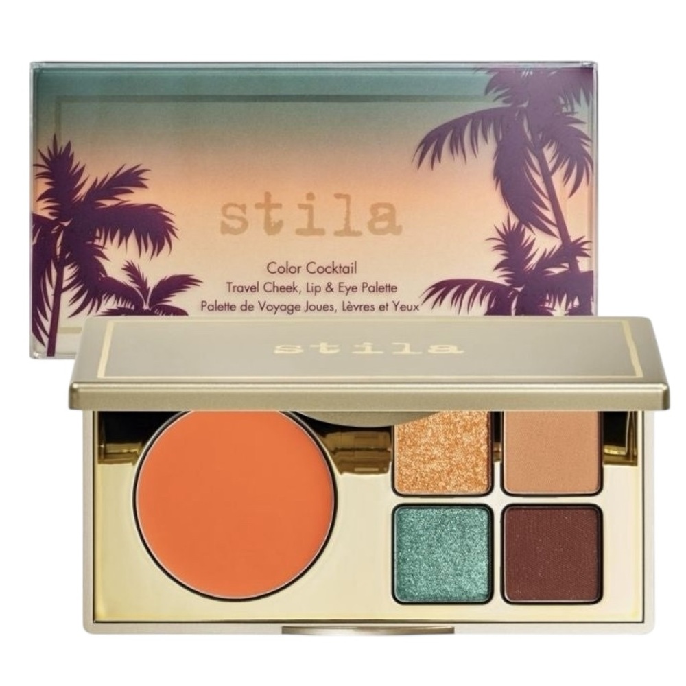 Stila Color Cocktail Cheek, Lip & Eye Palette TEQUILA SUNRISE .18oz New in box